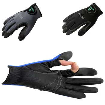 

New Arrivals Outdoor Sport Waterproof Gloves Surfcasting Pesca 2 Cut Finger Winter Guantes Slip-resistant Sea Fly Fishing Gloves
