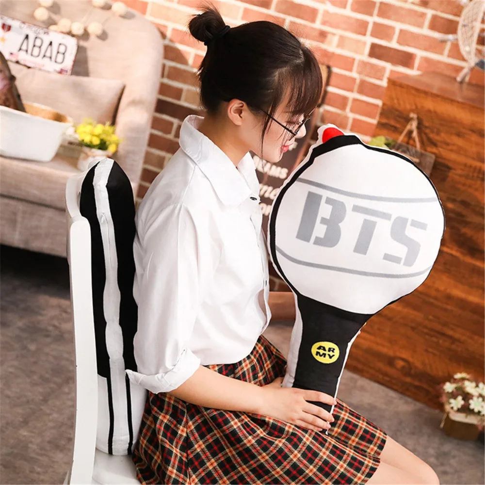 Kawaii BTS ARMY GOT7 EXO WANAONE, подушка для фанатов, мягкая плюшевая игрушка, BT21, стежка, забавная кукла, набивка, подарок для маленьких девочек