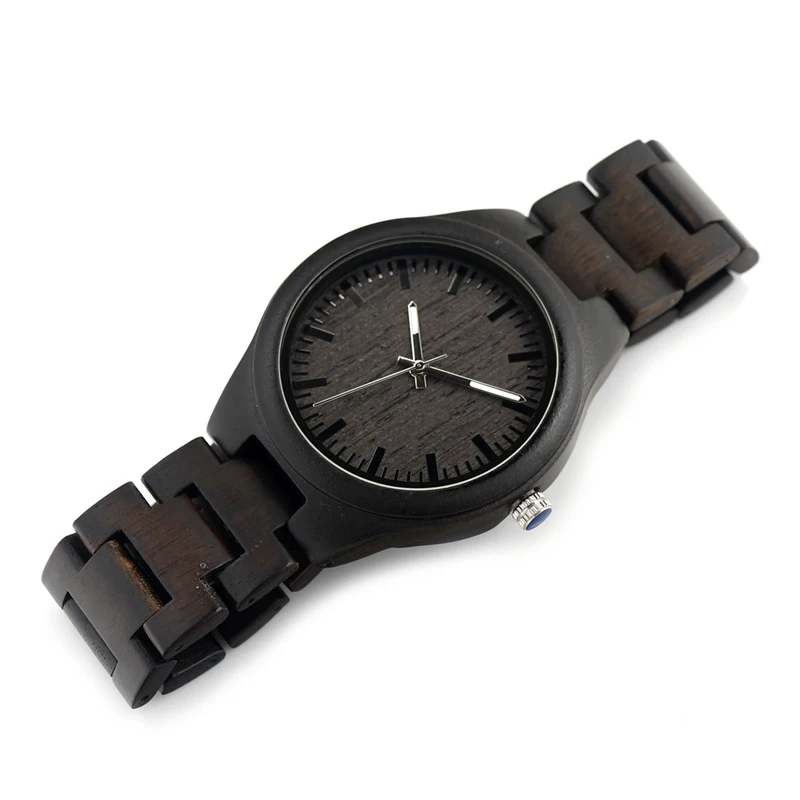 Handmade Wood Wrist Watch relogio masculino C-I22 (4)