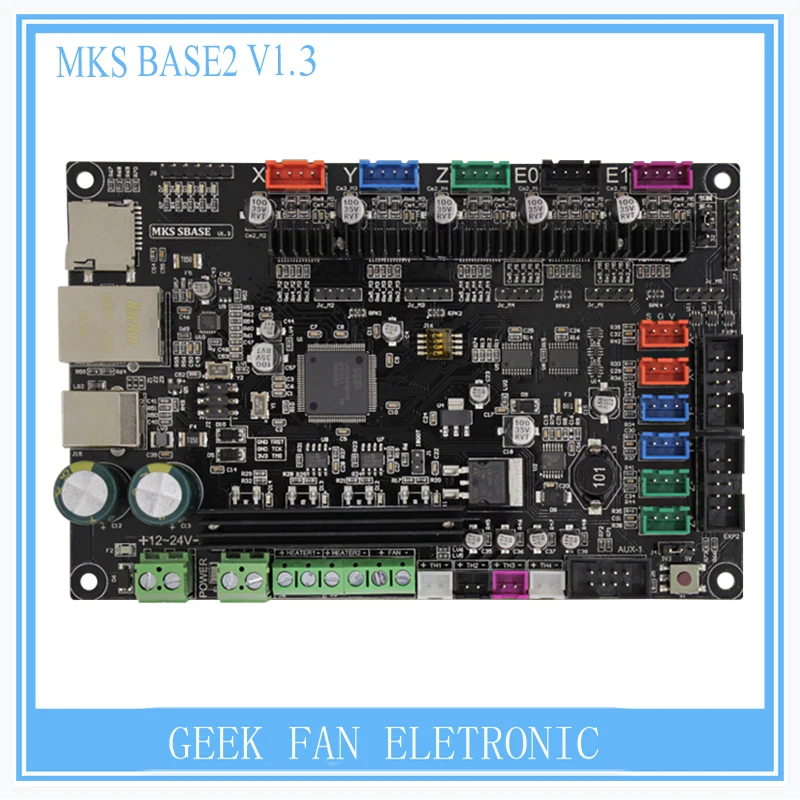 Prix pour 3 Dprinter Smoothieware carte contrôleur MKS BASE V1.3 opensource 32bit Smoothieboard Bras soutien Ethernet préinstallé radiateur Prix pour 3 Dprinter Smoothieware carte contrôleur MKS BASE V1.3 opensource 32bit Smoothieboard Bras soutien Ethernet préinstallé radiateur