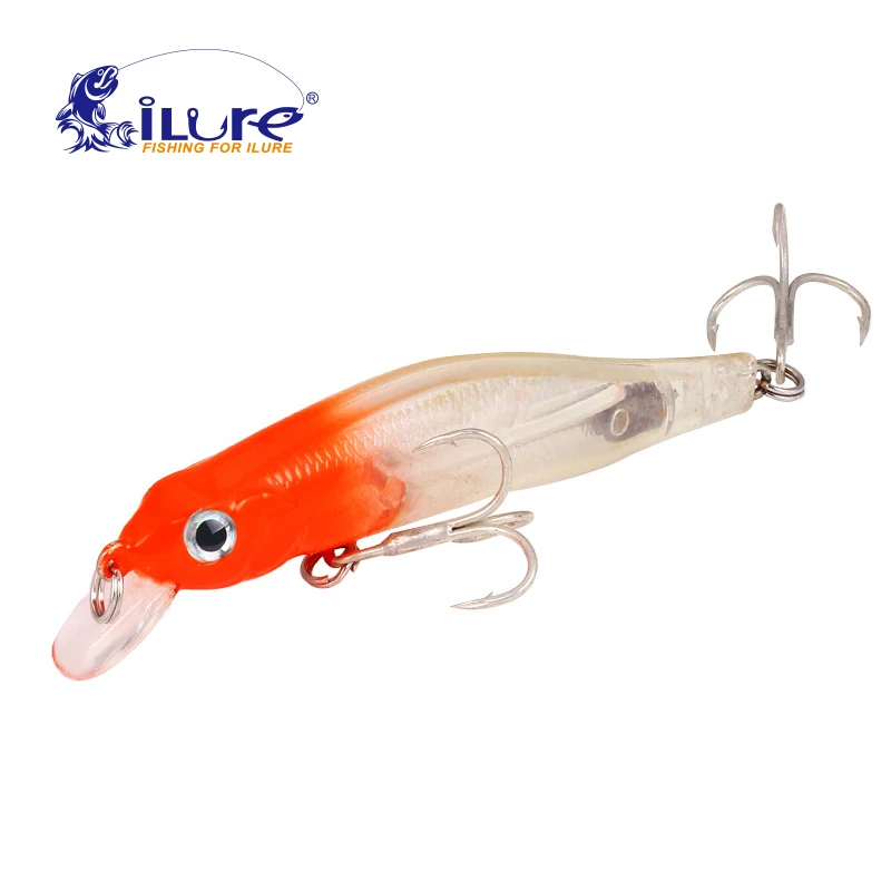 

iLure Fishing Lures 3D Eyes Floating Laser Minnow Hard Aritificial Wobblers Crankbait Plastic Fishing Lures Isca 8cm 8.5g pesca