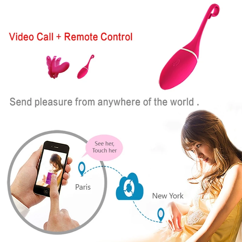 Magic Vibrators Smart Phone APP Wireless Control 10 Frequency Vibrating Bullet Kegel Balls G-spot Massager Sex Toy Powerful Wand