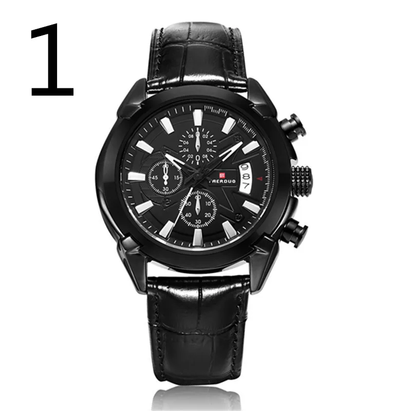 

Wang's new men's watch male student mechanical watch automatic waterproof fashion simple leather tide men's watch 67#