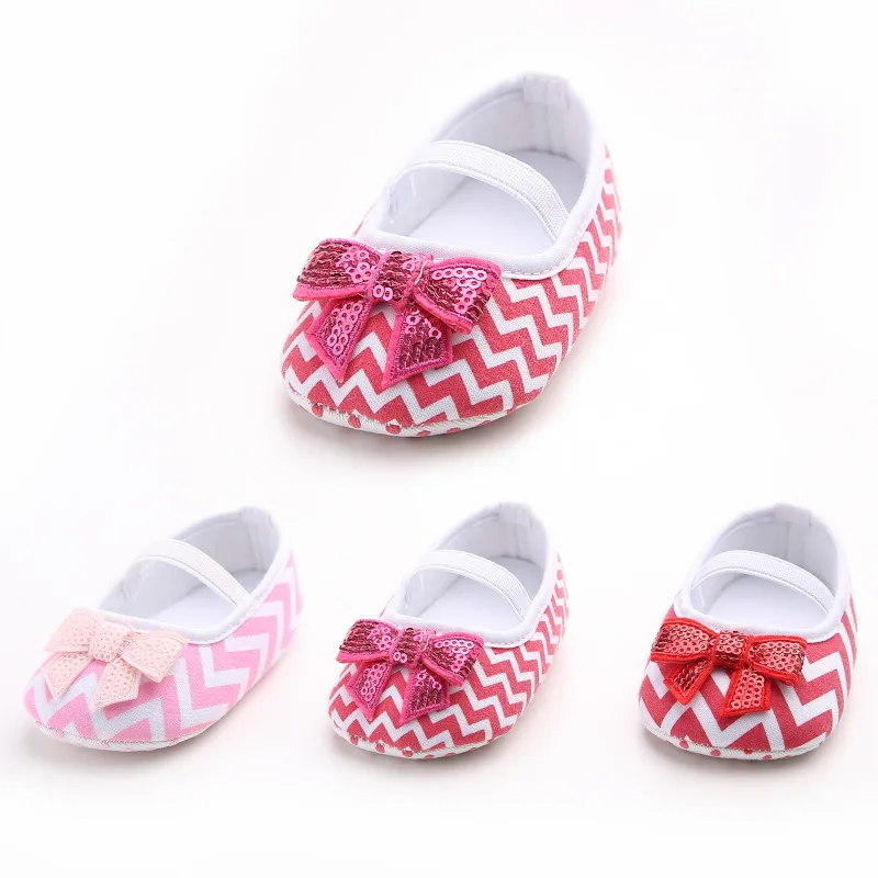 Lovely Newborn Baby Kids Princess Shoes Soft Soled Infant Toddler Girls
