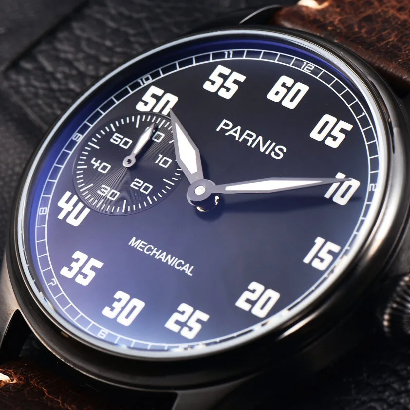 2018-Issue-Casual-Man-Watch-Mechanical-Hand-Winding-Watch-Leather-44mm-Parnis-Hand-Wind-Power-Reserve (1)