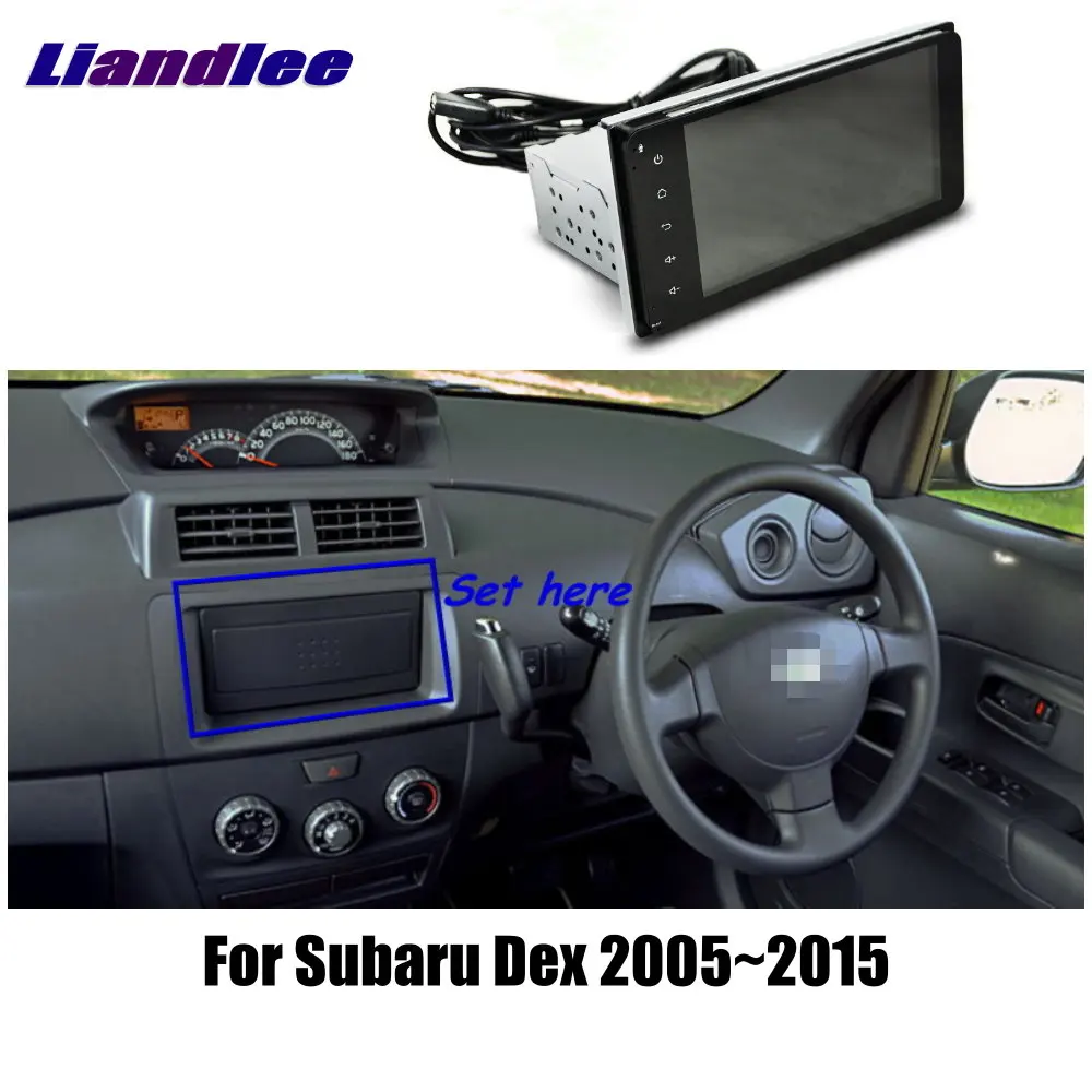 Liandlee " для Subaru Dex 2005~ автомобильный радиоприемник для Android плеер с gps-навигатором карты HD сенсорный экран ТВ Мультимедиа без CD DVD