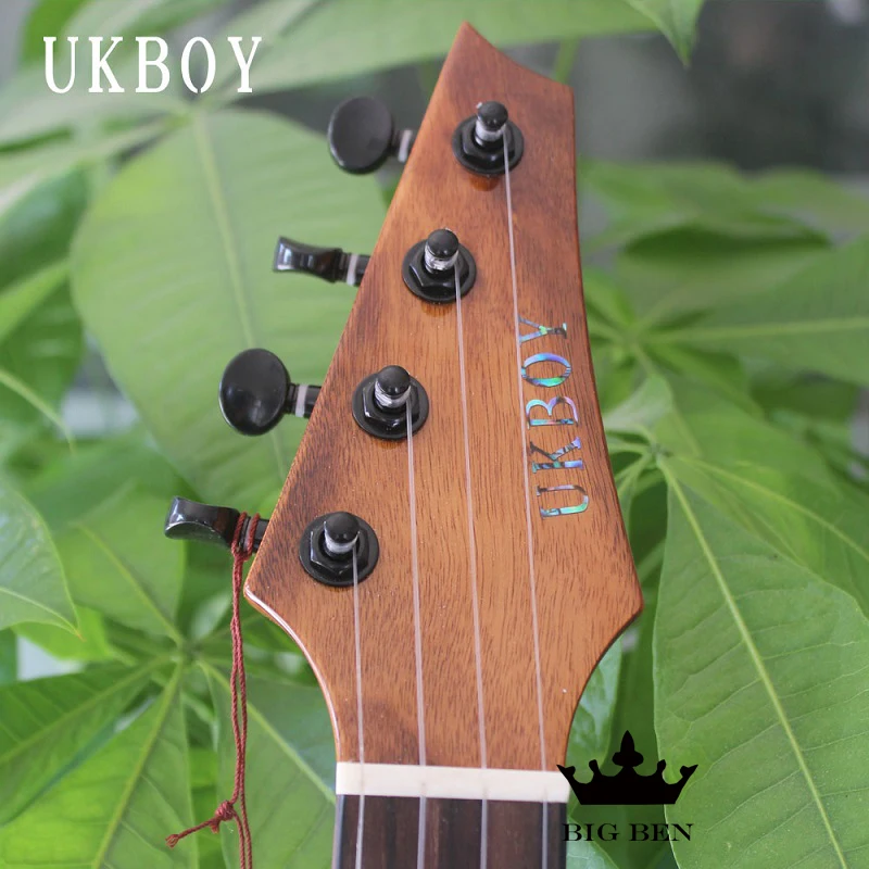 Sale 26-inch 18 frets Acacia all solid wood guitar 26inch solid top ukulele bovine bone nut imported strings bright paint acoustic 2