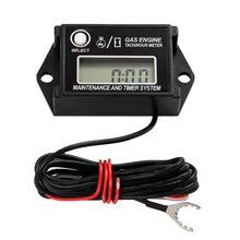 Водонепроницаемый Счетчик рабочих часов мотокросса измеритель об/мин для мини-багги дюны парапланеризм Внешняя цепь реактивного катания