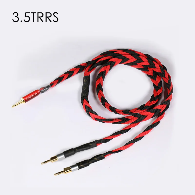 Кабель для наушников Venture Electronics Basic Black litz HD700 hd7xx 2 5 мм 4 мм|headphone cable|balanced headphone cable2.5mm