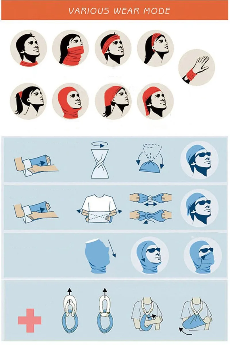 Balaclava Men's Fishing Kerchief Cotton Unisex Cycling Bandana Anti-UV Fishing Hunting Scarf Summer Breathable Pesca Accesorios