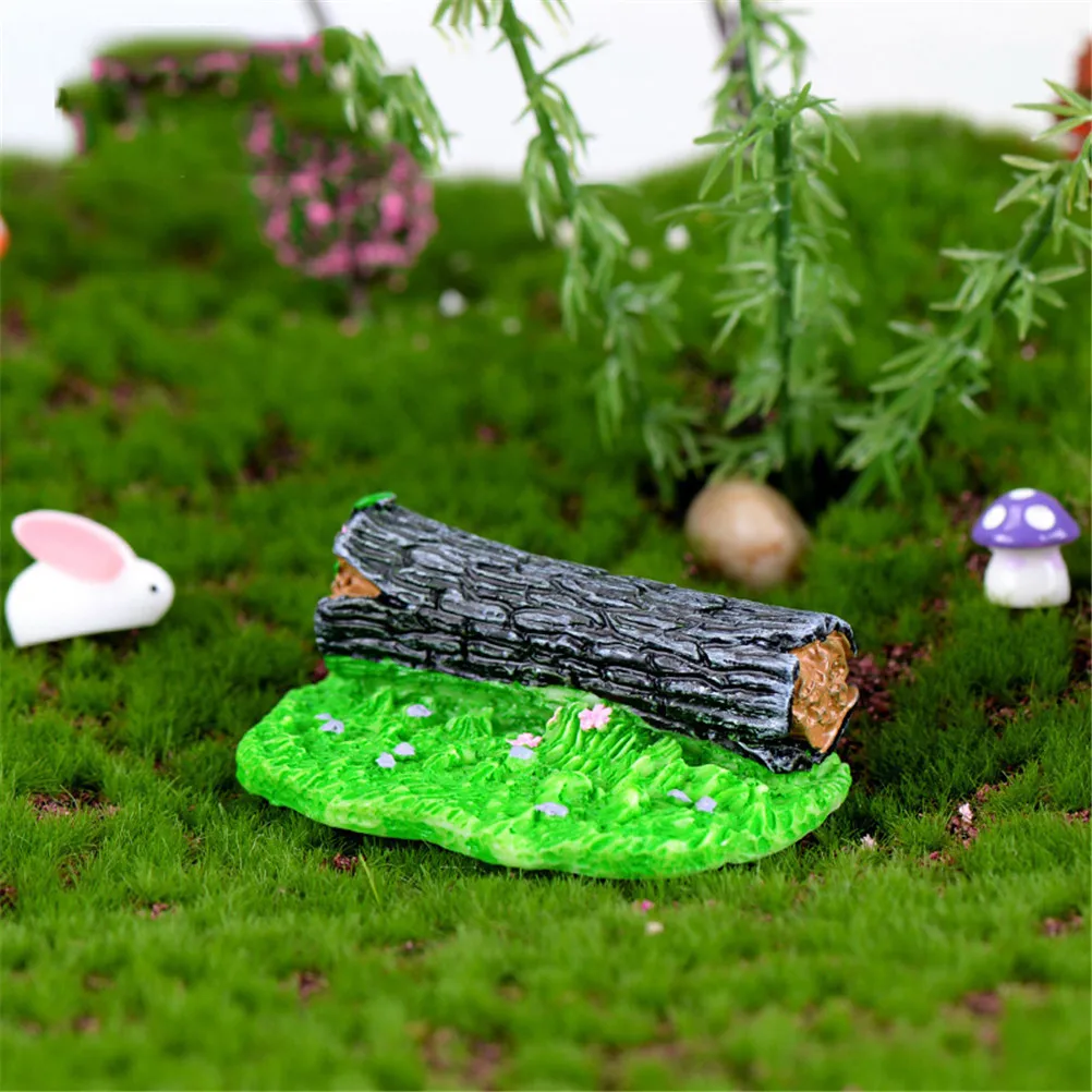 Стул газон стул мини смолы ремесло украшения микро декор DIY Miniatura кукольный домик
