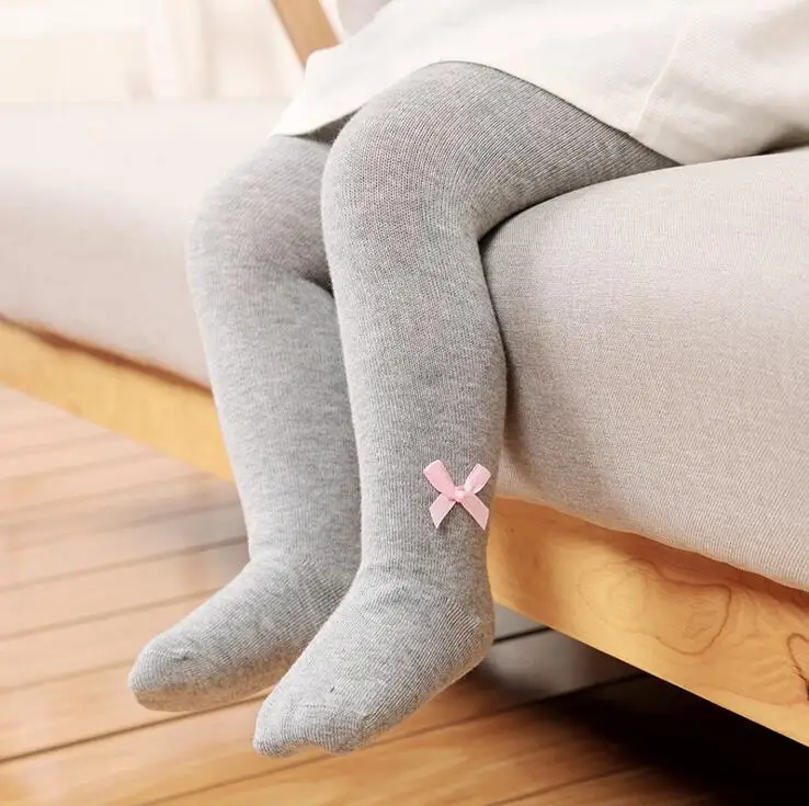 Toddler Tights With Grippers Baby Girl Pantyhose Newborn Elastic