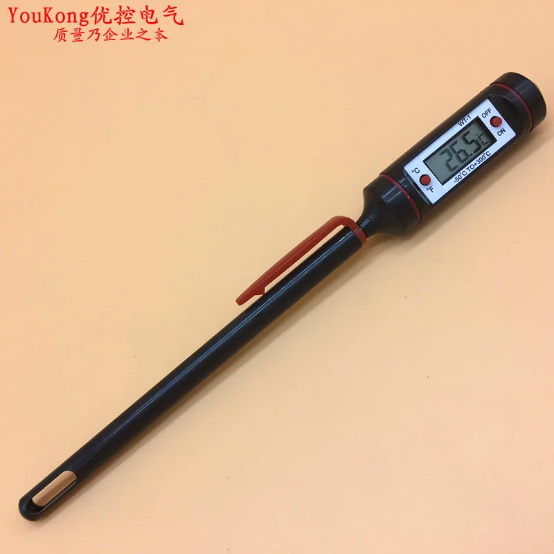 

Digital baby care temperature meter LCD Food Thermometer BBQ Cooking Meat Hot Water Measure Probe Kitchen Tool Thermometer WT-1