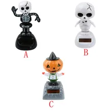 На солнечной энергии танцы Хэллоуин качающийся анимированный поплавок Танцующая игрушка автомобиль Декор США