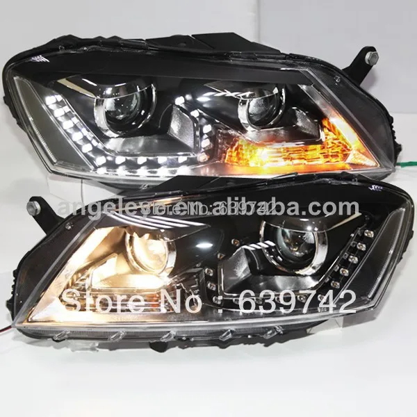 2012 2013 year For European Passat B7 LED Headlights with Projector