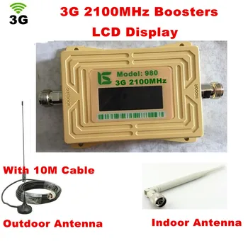 

FULL Set 3G W-CDMA 2100MHz Cell Phone Signal Booster 3G UMTS Signal Repeater Cell Phone WCDMA Amplifier with Antenna