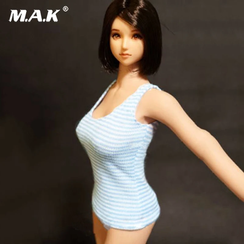 

1:6 Scale Stripe Girl Vest and Underwear GDS8-3 Clothes Model for 12" Action Figure Dolls