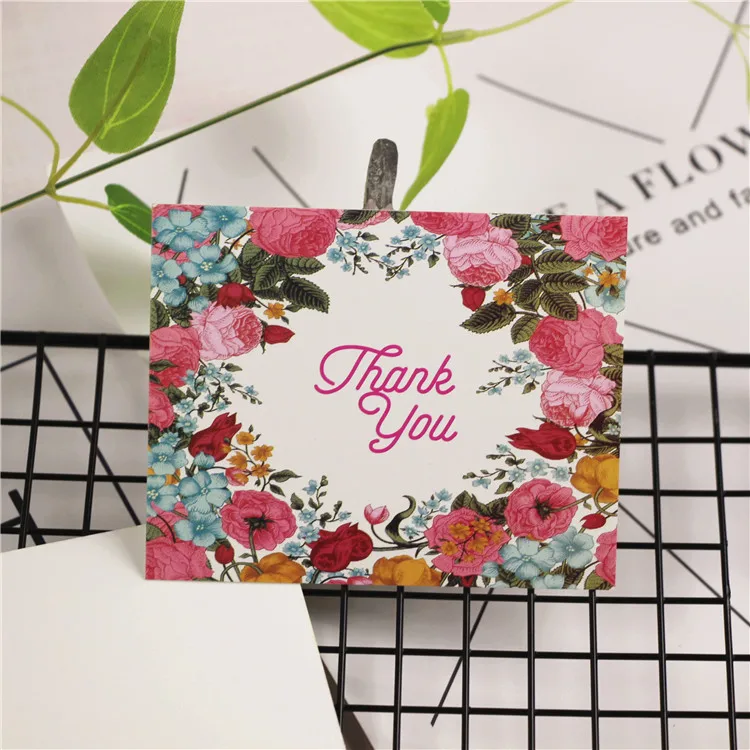 

Free shipping 100 pcs / lot message card festival small gift greeting card thank you card small postcard "10x8cm"