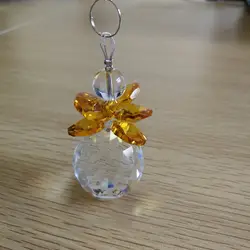 10 комплектов Кристалл 30 мм Ограненный Кристалл мяч Suncatchers DIY Отделка Свадьба/поздравительную открытку украшения призму висит Запчасти