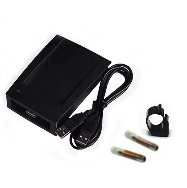 1 Writer with 2 tags RFID EM4305 считыватель и писатель 125-134,2 кГц ISO 11784/85 кард-ридер, чипы для животных, машина для записи кода,+ SDK - Цвет: 1 Writer with 2 tags