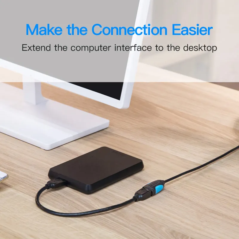 Vention USB 3 0 Удлинительный кабель Супер Скоростной удлинитель для мужчин и женщин 1 м