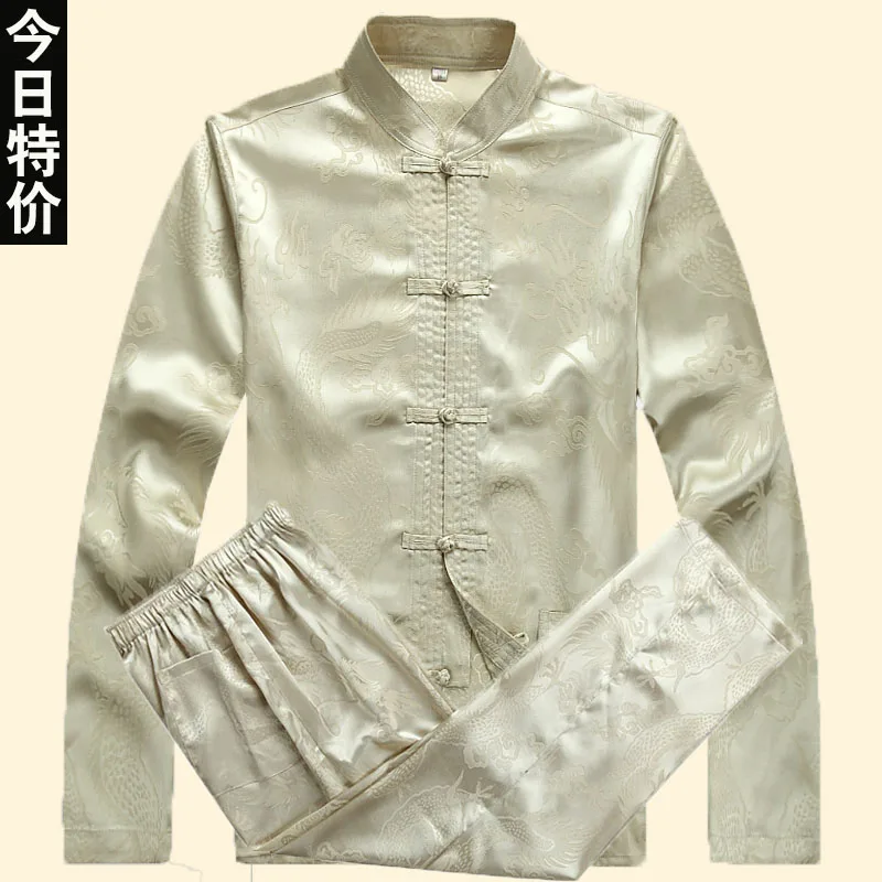 men's tang suit traditional chinese clothing for men pants male shirts oriental cheongsam tang top kung fu stand collar burgundy chinese men shirt chinese dress