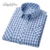 DAVYDAISY 2019 Новое поступление брендовая клетчатая рубашка мужская летняя приталенная Повседневная рубашка с коротким рукавом мужская рубашка 10 цветов DS-174 - изображение