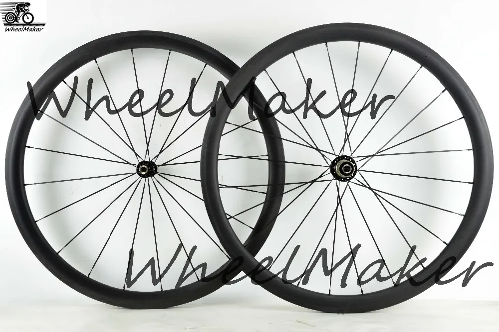 Cheap Special Brake Track Super Light 700C 50mm 60mm 88mm Clincher Tubular Road bike Carbon Wheels 23mm Width RR13 Hubs Bicycle Wheels 5
