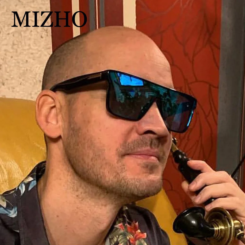 

MIZHO Red Square Sunglasses Men Brand Designer Retro Gradient Whole Len Sun glasses Women Shades Eyewear Oculos de sol UV400