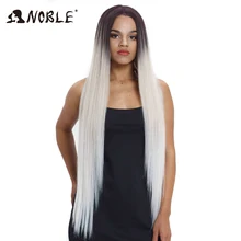 Noble Hair Wigs For Black Women Straight Synthetic Lace Front Hair 38 Inch Ombre Lace Front Wig Cosplay Blonde Lace Front Wig Noble Hair Wigs For Black Women Straight Synthetic Lace Front Hair 38 Inch Ombre Lace Front Wig Cosplay Blonde Lace Front Wig