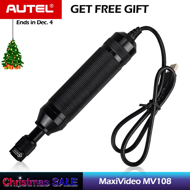

Autel MaxiVideo MV108 8.5mm Digital Inspection Camera Powerful and perfect for inspecting most spark plug holes