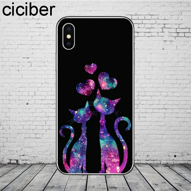 Чехол ciciber с животным котом для iPhone 11 Pro Max чехол для iPhone XR X XS MAX 7 8 6 6S Plus 5 5S SE чехол для телефона мягкий ТПУ чехол