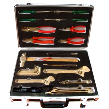 Price Non Sparking Combination Tools Set-25pcs For Gas Station, Explosion Proof, Aluminium Bronze Hand Tool Box 1pc