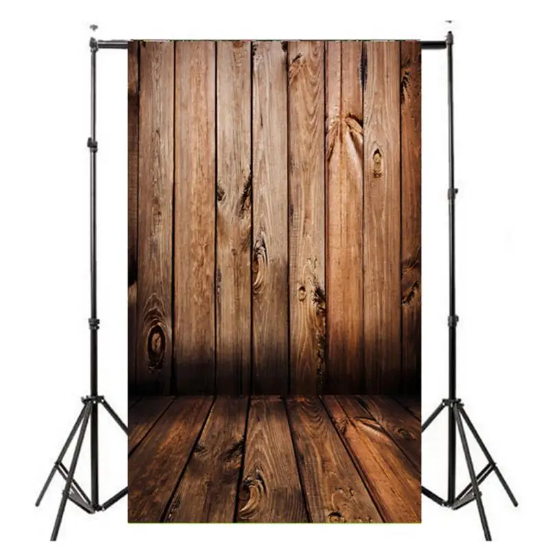 3x5ft Brown Wood Grain Photography Background For Studio Photo Props Thin Photographic Backdrop 90 x 150cm