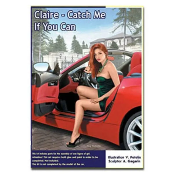 

Resin Figure Kit 1/24 Dangerous Curves, Claire Catch Me If You Can Unpainted Resin Kit