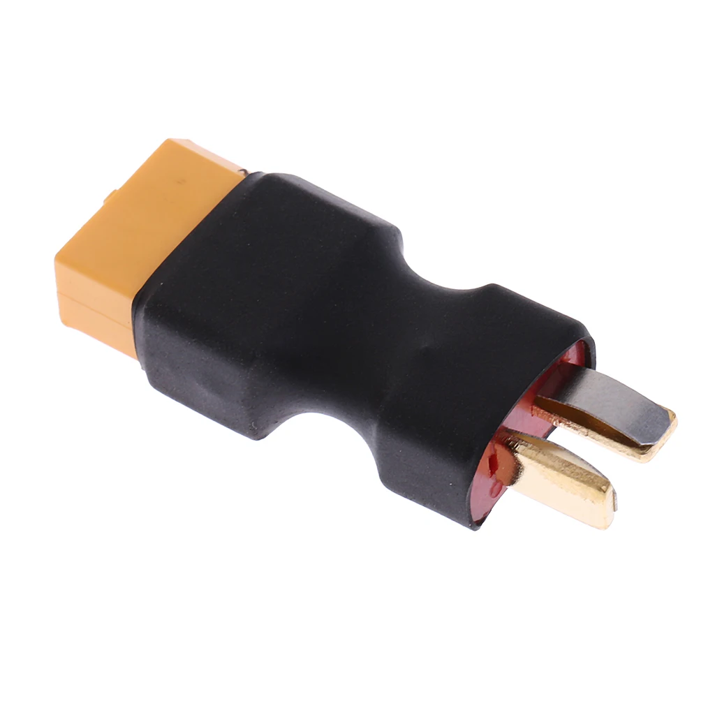 No Wires Connector - XT60 to T-Plug Adapter Deans Style for RC Cars & Boats
