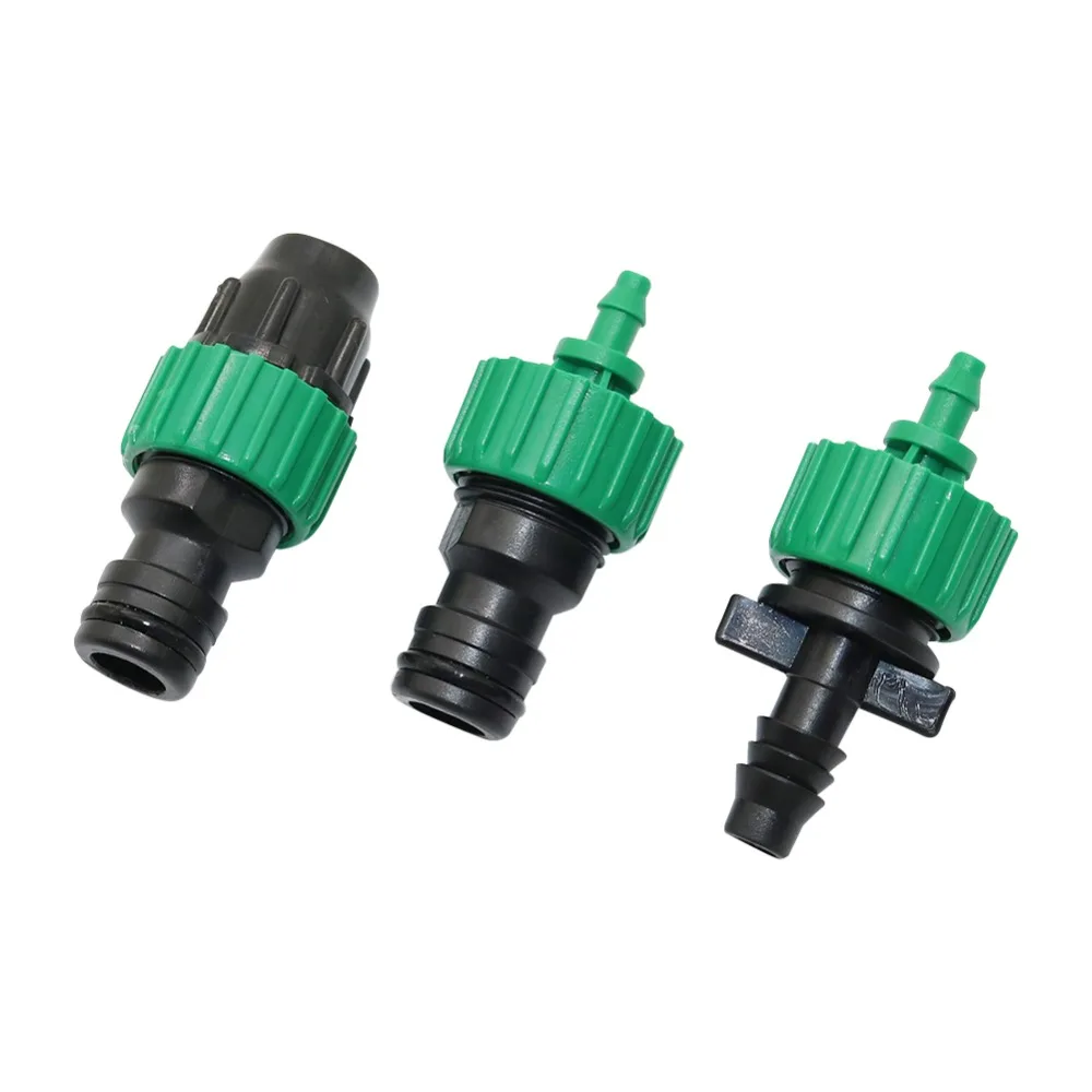 

Garden Reducing Straight connector Irrigation Quick Connectors Greenhouse Watering Accessories Agriculture tools 5 Sets