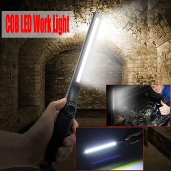

Portable COB LED Work Light USB Rechargeable Hand Flashlight Torch Inspection Magnetic Lamp For Car Repair Camping Tent lanterna