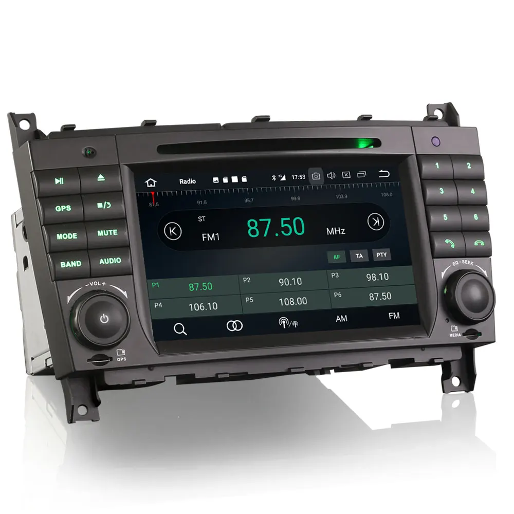 7 &quotAndroid 9 0 OS автомобильный DVD Мультимедиа Навигация GPS радио для Mercedes Benz clk класс