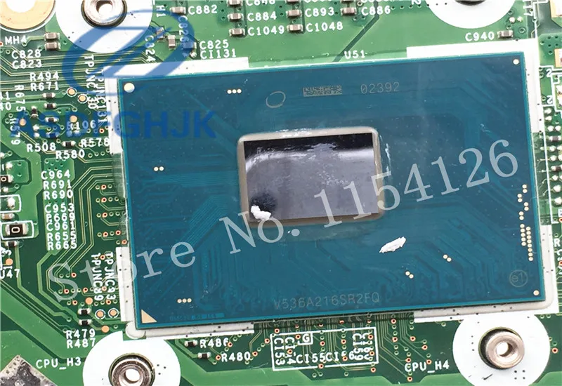 اللوحة لابتوب MSI GT72 GT72 2QD المسيطر MS-17821 MS-1782 اللوحة SR2FQ i7-6700HQ غير المتكاملة 100% اختبار موافق