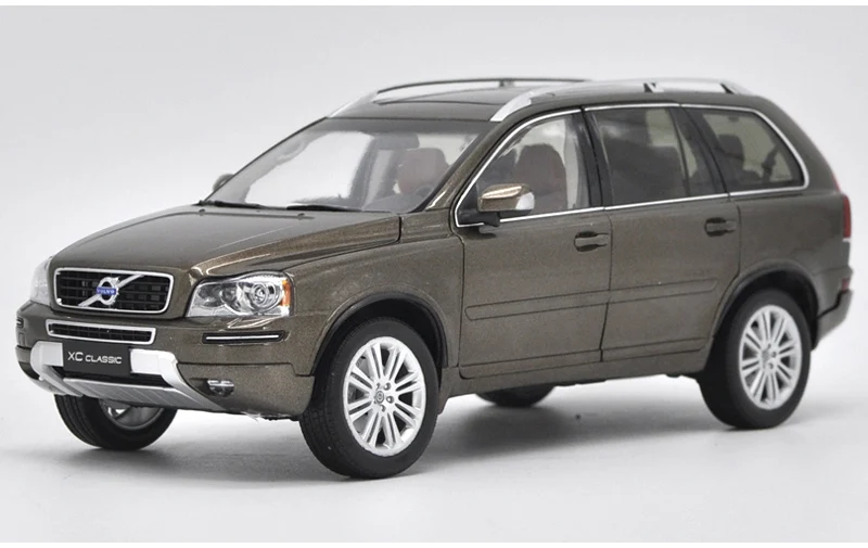 1:18 классический Volvo XC90 литая под давлением модель черный коричневый внедорожник игрушечный автомобиль миниатюрная коллекция подарки оригинальная коробка