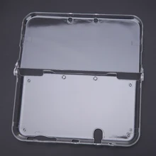 Прозрачная пластиковая игровая консоль из прозрачного хрусталя, защитный чехол для кожи с 2 шт. защитной пленкой для экрана для нового nintendo 3 DSXL