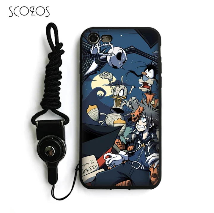 SCOZOS KINGDOM HEARTS Силиконовый ТПУ мягкий чехол для телефона IPhone X 5 5S Se 6 S 7 8 Plus # nb191 |
