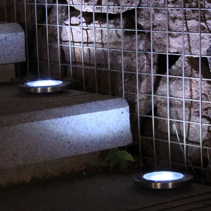 Luz ao ar Leds Solar Powered Subterrâneo Enterrado Livre Paisagem Jardim Escadas Lâmpada Ja55 3 14 Lâmpadas subterrâneas