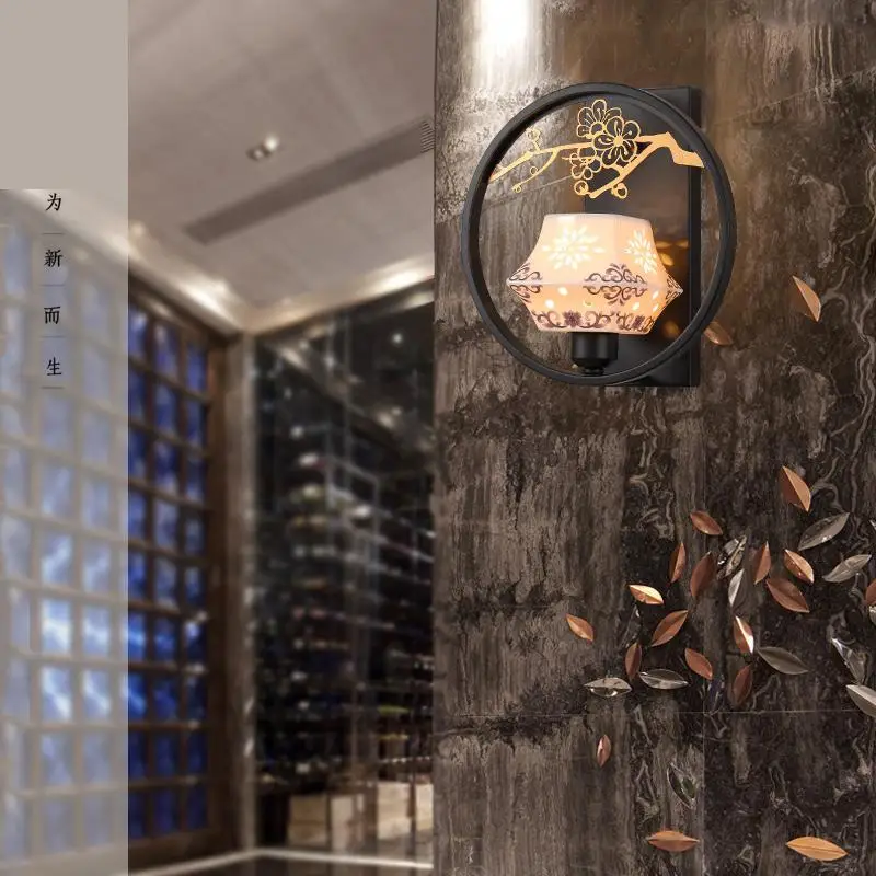 Chinese style Study room E27 Wall Lamp Bedside wall sconce Antique Wall light Hotel Loft Bedroom Villa Living room reading light Chinese style Study room E27 Wall Lamp Bedside wall sconce Antique Wall light Hotel Loft Bedroom Villa Living room reading light