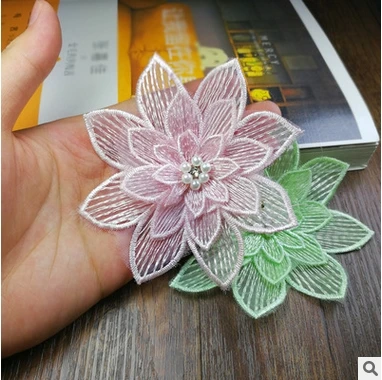 sequins pearl beads embellishments sewing patches applique patch crystal bags flower shoes pink clothing accessories