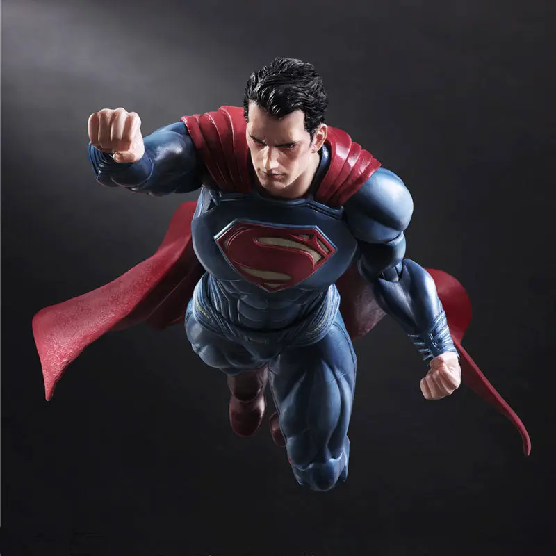 Play Arts DC Super Heroes Супермен фигурка ПВХ Коллекционная модель детские игрушки 1" 26 см