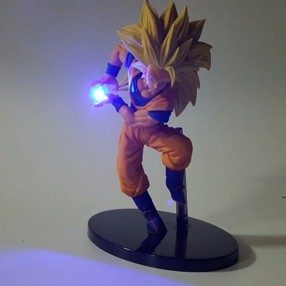 Dragon Ball Z Сон Гоку DIY светодиодный светильник Goku Kamehameha 150 мм аниме Dragon Ball Супер Saiyan экшн-фигурка настольная лампа