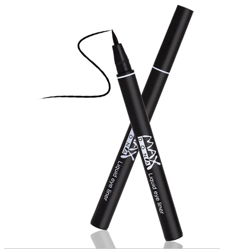 1PC Maxdona Not Dizzy Waterproof Makeup Eyeliner Black Liquid font b Eye b font Liner Pencil