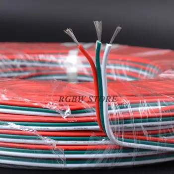 

100M 3-Pin 20AWG W/G/R Extension Cable Wire for WS2811 WS2812B SK6812 Led Strip Light Module
